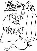 Halloween Coloring Pages Trick Treat Colouring Kids Print Color Sheets Holloween If Gif Scary Colorings Related Post Tumblr sketch template