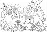 Coloring Jungle Safari Pages Animals Printable Baby Scene Esl Jeep Drawing Scenery Animal African Getcolorings Color Print Getdrawings Colouring Halloween sketch template