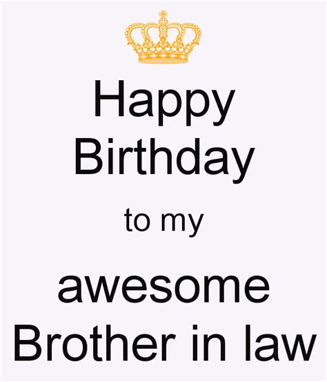 happy birthday to my awesome brother in law poster keep calm o matic