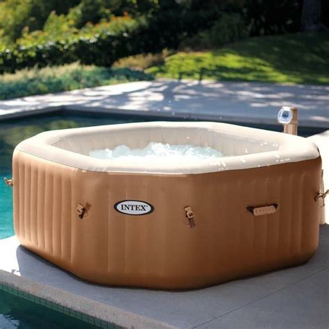 Intex Pure Spa 4 Person Inflatable Portable Hot Tub For