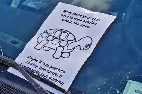 parking notice parking notes funny funny pictures