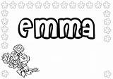 Coloring Pages Names Bubble Letters Name Girls Emma Printable Color Jessica Print Getcolorings Getdrawings Coloringtop Related sketch template
