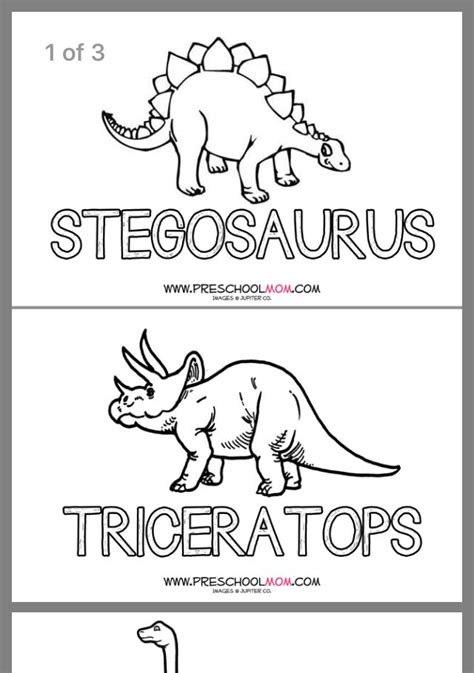preschool dinosaur theme printables  printable templates