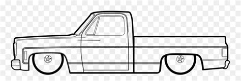 pickup truck outline drawing chevy truck drawing easy clipart