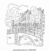 Coloring Amsterdam Shutterstock Portfolio sketch template