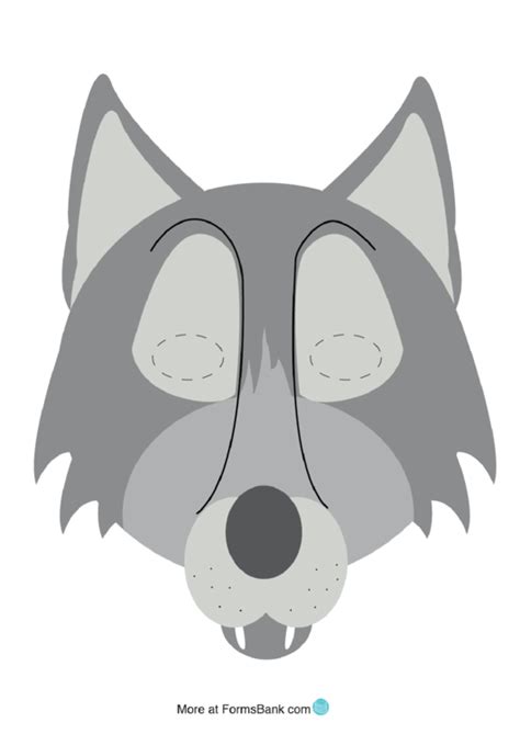 top wolf mask templates      format
