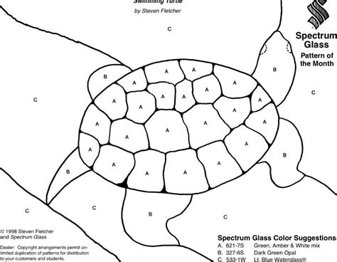 stained glass turtle stained glass patterns stained glass patterns