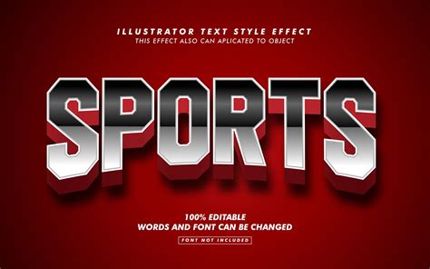 sport vintage text effect graphicsfamily