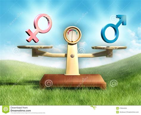 Sex Equality Stock Illustration Illustration Of Color