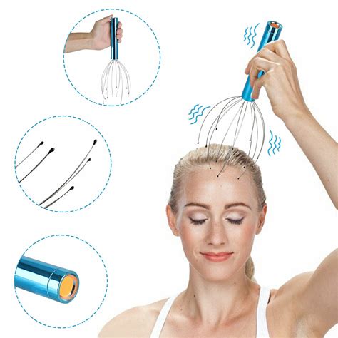 head neck scalp massager massage octopus equipment stress release relax
