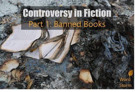 Word Storm Controversy In Fiction Banned Books