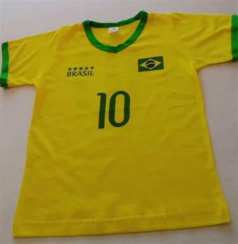 Kit 20 Camisas Copa Do Mundo 2018 Infantil Brasil Atacado R 179 99