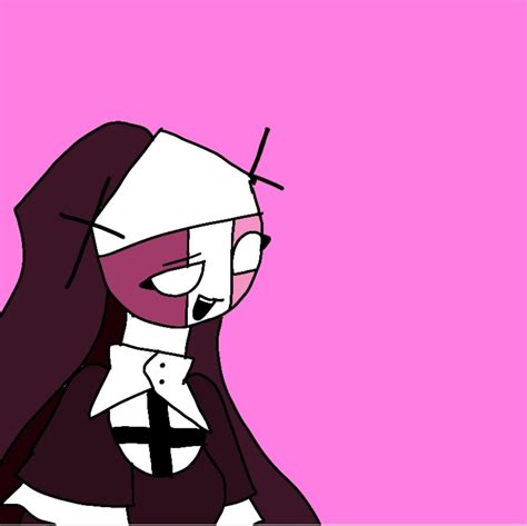 check out pretty pink nun — sarv you know how those