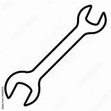Wrench Baseball Doodle Icon Emblems Greeting sketch template