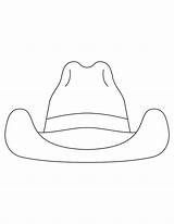 Hat Cowboy Template Coloring Pages Cow Draw Crafts Cowgirl Boy Quilt Kids Western Drawing Printable Para Hats Colorear Color Patterns sketch template