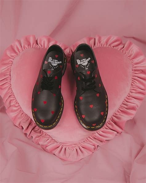 dr martens  lazy oaf  red heart shoe shoes categories womens httpstmblrcozic