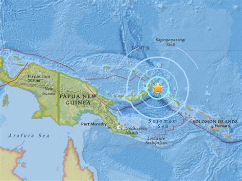 Papua New Guinea Earthquake 6 2 Magnitude Quake Strikes East Of Rabaul