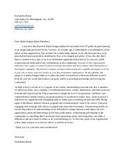 alpha kappa alpha rejection letter