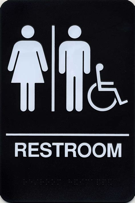 Restroom Signs Vector Clipart Best