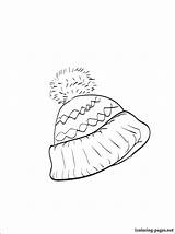 Winter Hat Pages Coloring Printable Color Clothes Clothing Getcolorings Penciling Others Web Site 1coloring sketch template
