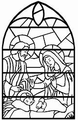 Nativity Sacras sketch template