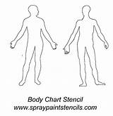Body Chart Paint Outline Charts Makeup Clipart Cliparts Stencil Library Face Painting Search Google Drawing Clip Glow Projects sketch template