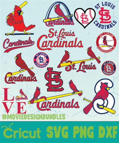 St Louis Cardinals Mlb Bundle Logo Svg Png Dxf Movie