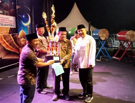 kecamatan ciasem jadi juara umum mtqke xxxix tingkat kabupaten subang