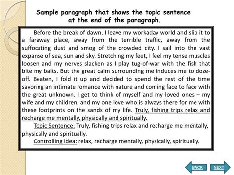 sample paragraph writing    write  paragraph