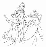 Coloring Disney Princess Always Together Who sketch template