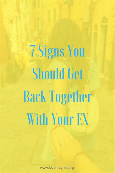 If Are Considering Whether You Should Get Back Together
