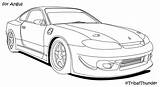 Nissan 240sx Sketch Coloring Pages Template sketch template