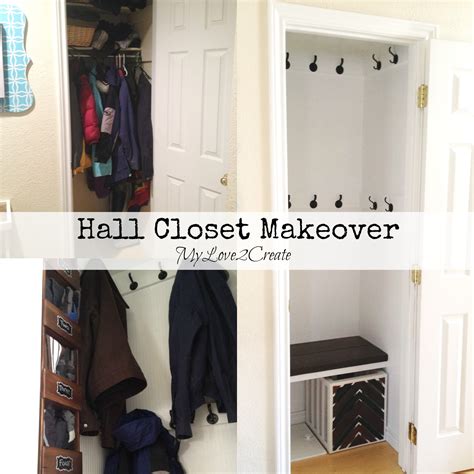 hall closet makeover  love  create