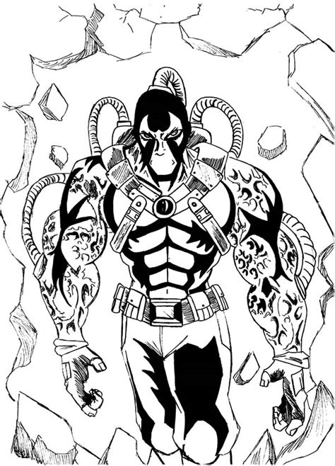bane coloring pages coloring home