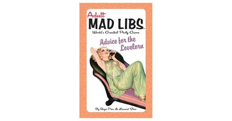 Adult Mad Libs Sleepover Party Ideas For Adults