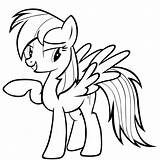 Pony Pages Little Coloring Derpy Getdrawings sketch template
