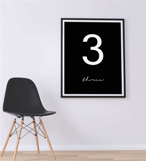 number  print numeral print numeral  art number  etsy