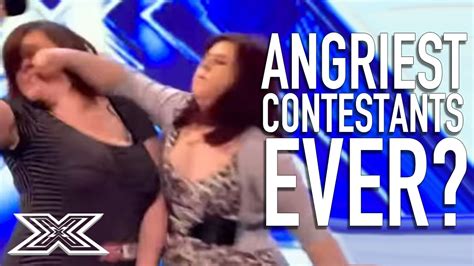 Angriest Contestants Ever X Factor Global Youtube