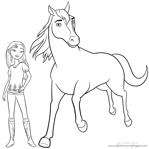 spirit riding  coloring pages  getcoloringscom  printable