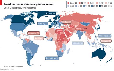 after decades of triumph democracy is losing ground in retreat