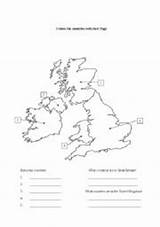 Isles British Colouring Names Worksheet sketch template