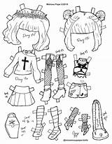 Missy Dolls sketch template