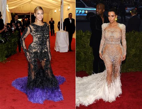 kim kardashian s met gala dress and the beyonce ‘feud that won t die
