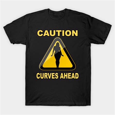 Caution Curves Ahead Thick Woman Silhouette Sexy Sign Caution