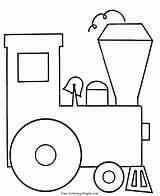 Coloring Train Pages Printable Trains Print sketch template
