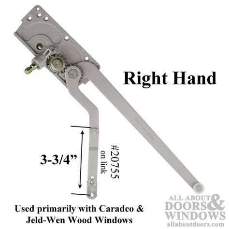 truth  entrygard dual arm casement window operator left hand stainless steel  gard crank