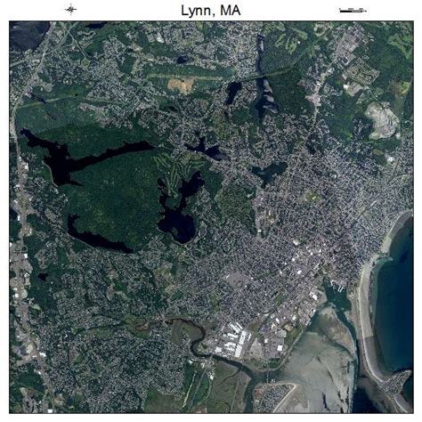 aerial photography map  lynn ma massachusetts