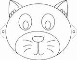 Colorare Maschere Gatto Animali Kids Ritagliare Carnevale Ispirano Travestimenti Marvel Coloringsky sketch template