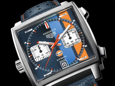 tag heuer monaco gulf special edition watch ablogtowatch