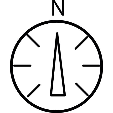 6 North Compass Icon Images North Arrow Symbol Compass Pointing